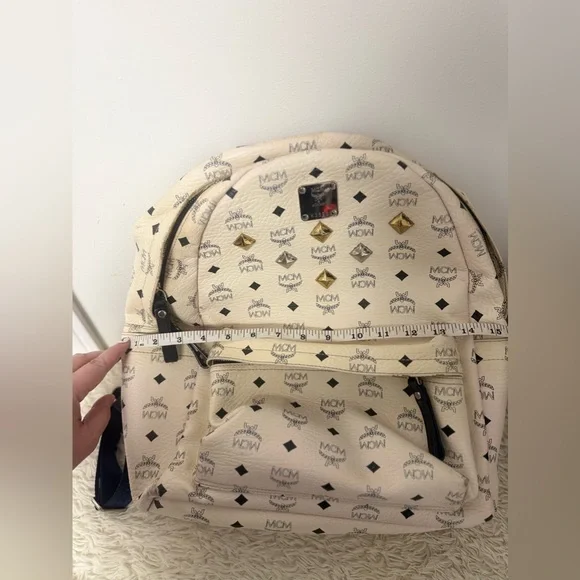Authentic MCM Studded Backpack - Picture 14 of 14